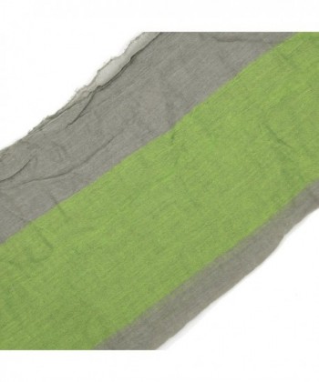 Bucasi Slate Lime Stripe Scarf