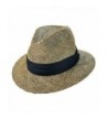 Jaxon Hats Seagrass Safari Fedora Hat - Seagrass - CR11JQR2AGV