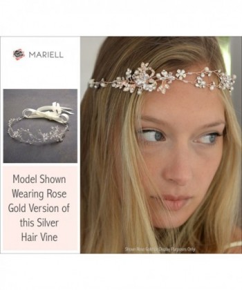 Mariell Freshwater Crystal Wedding Headband