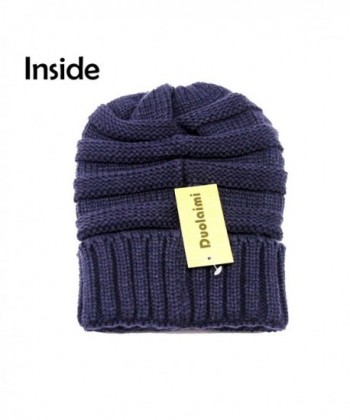 Duolaimi Knitted Stretch Slouchy Beanie in Women's Skullies & Beanies