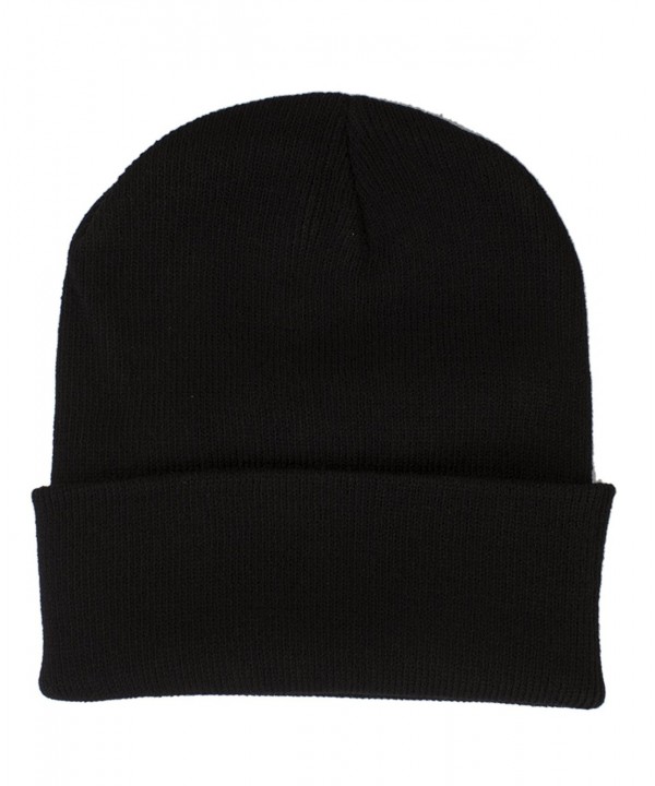 Beanie Hats Assorted Colors Long Skull Caps - Black - CC188CIWHY0