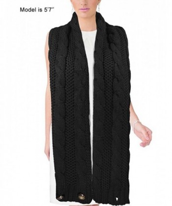 Dahlia Womens Cable Infinity Scarf in Fashion Scarves