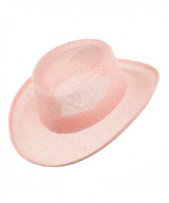 SS Sophia Gambler Straw Hats Pink in Women's Sun Hats