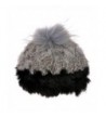 ZLYC Luxurious Rabbit Knitted Cossack in Women's Skullies & Beanies