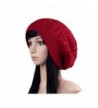 Glamorstar Unisex Winter Braided Slouchy in Women's Skullies & Beanies