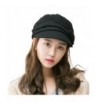 SIGGI Womens 55% Wool newsboy Cap Winter Soft Lined Warm Visor Beret Hat For Lady - 89358_black - CG186TEL5R7