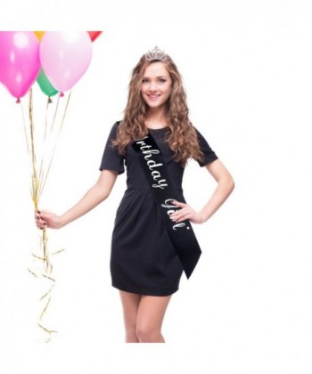 Birthday Girl Sash Crystal Crown - CC189TR4TU4