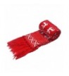 Monique Unisex Christmas Snow Deer Crochet Knitting Scarf Winter Jacquard Weave Scarves Wraps Shawls - Red - CV186M86NE7