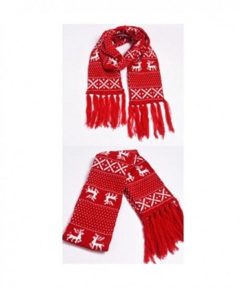 Monique Christmas Knitting Neckerchief Jacquard in Fashion Scarves