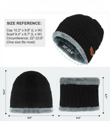 Fantastic Zone 2 Pieces Winter Beanie in Men's Skullies & Beanies