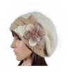 Wimdream Women's 100% Wool Cloche Hat For Winter C020 - Br022-cream - C7186X9W2WE