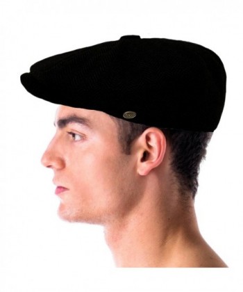 Winter Herringbone Newsboy Drivers Hat