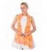 Ideal Women Evening Wedding Orange in Fashion Scarves