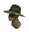 Safari Camo Camouflage Aussie Bush Hat w/Mesh Boonie Bucket Cotton - CX187M2TIDL