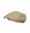 Men's Linen Summer Ivy Cap - Khaki - C611YAJF1NJ