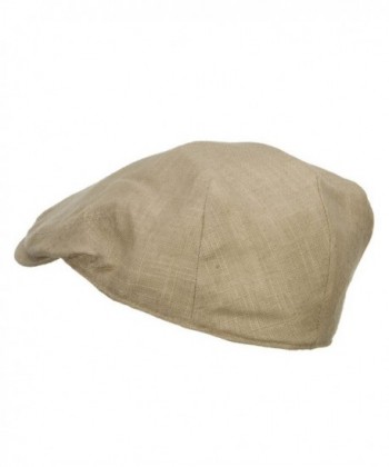 Mens Linen Summer Ivy Cap