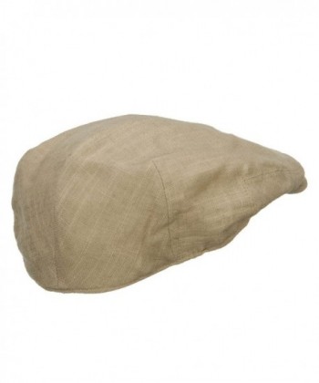 Mens Linen Summer Ivy Cap in Men's Newsboy Caps