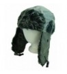 Furocity Hats Faux-Leather and Polyester Fur Trapper Hat - Gray - CK110ZCSY49
