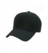 Decky 2 Pack Plain Solid Fitted Baseball Cap Black / White (8 Sizes Available) - CQ110FN40WX