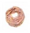 ALLYDREW Lightweight Dragonfly Infinity Circle Scarf - Light Peach - CJ11VNBR84D