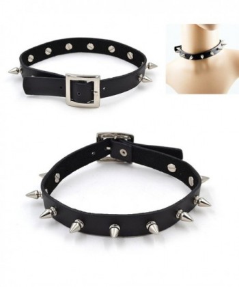 Lychee Collar Heart Choker Leather