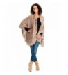 Women's Winter Faux Fur Luxury Cape Poncho Ladies Wrap Shawl - Rosy Brown - CA186TYCM3T