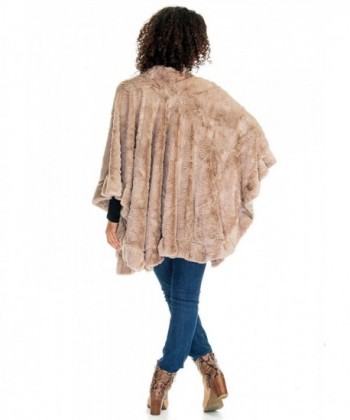 Womens Winter Luxury Poncho Ladies in Wraps & Pashminas