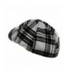 Black White Winter Cabbie Cap