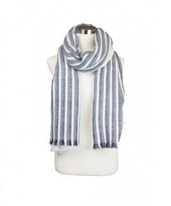 Momo Fashion Womens Various 7224 White in Cold Weather Scarves & Wraps