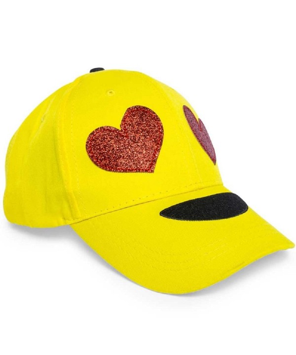 Emoji Baseball Cap - Heart Eyes - C91833MW2A6