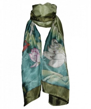 Invisible World Womens Painted Dragonfly in Fashion Scarves