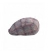 Unisex Polyester Plaid Ivy Cap - Red - CA18255NZ6C