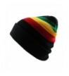 Men's Rasta Long Beanie Black - CA11VV2S2J9