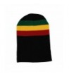 Mens Rasta Long Beanie Black in Men's Skullies & Beanies