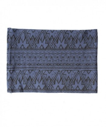 Organic cotton Tribal printed headband Blue One