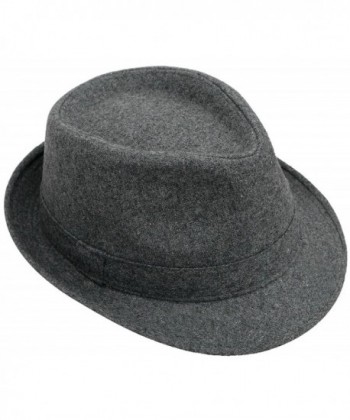 Men / Women's Classic Short Brim Manhattan Fedora Hat - C.grey - C11872GT93T