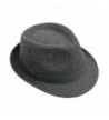 Men / Women's Classic Short Brim Manhattan Fedora Hat - C.grey - C11872GT93T