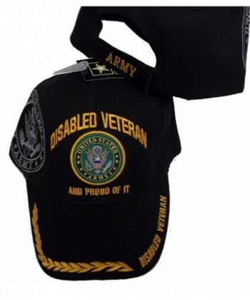 US Army Disabled Baseball Embroidered in Men's Baseball Caps