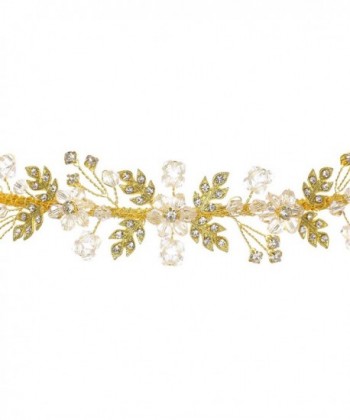 Handmade Flower Crystal Headband Wedding