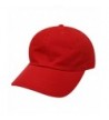 City Hunter C104 Cotton Baseball Caps - 16 Colors - Red - CQ12H72MO1N