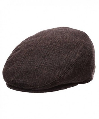 Men's Classic newsboy Cap- Flat IVY Hat- Snap Brim Herringbone Tweed ...