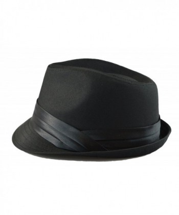 Classic Fedora Plain Basic Trilby in Men's Fedoras