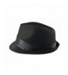 Classic Fedora Plain Basic Trilby in Men's Fedoras