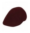 Men's Wool Blend Newsboy Duckbill Driving Cap Ivy - Burgundy - CE12NZZ33N0