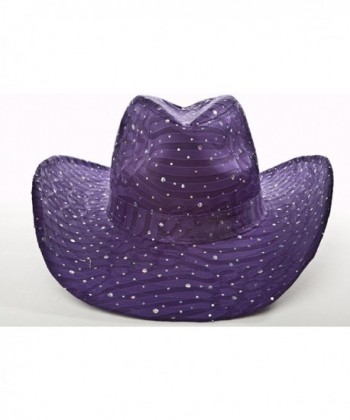 Sparkle Glitter Western Hat Society