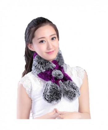 Venusfur Womens Rabbit Collar Winter