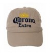 Artisan Owl Officially Licensed Corona Embroidered Logo Baseball Cap - Tan - C81838RGOUY