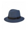 deevoov Unisex Fedora Hat Spring Summer Hats Vintage Trilby Hat - Royal Blue - CY182Q09720