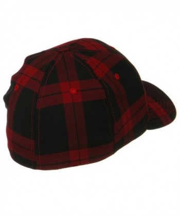 Flexifit Tartan Plaid Cap Black in Women's Baseball Caps