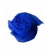Scarves for Women Soft Lightweight Shawls and Beach Wraps Fashion Shawls Wraps Solid Color - Royal Blue - CS1854YY360